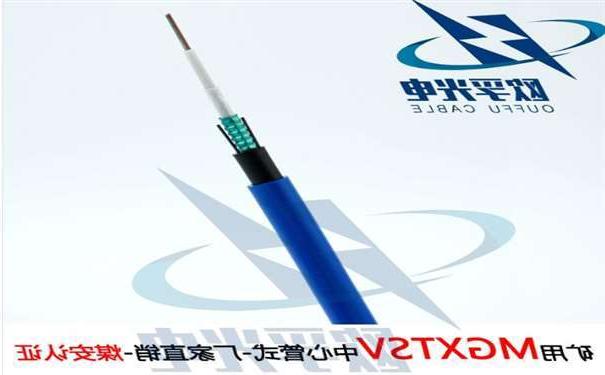 信阳市欧孚MGXTSV-8B1 矿用单模阻燃光缆G652D纤芯煤安证书